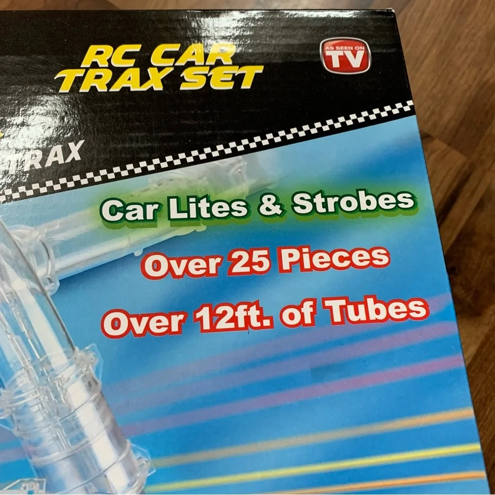 Zoom Tubes Car Trax RC Car Trax Set Twist Turn Tubular Trax Car Lites & Strobes